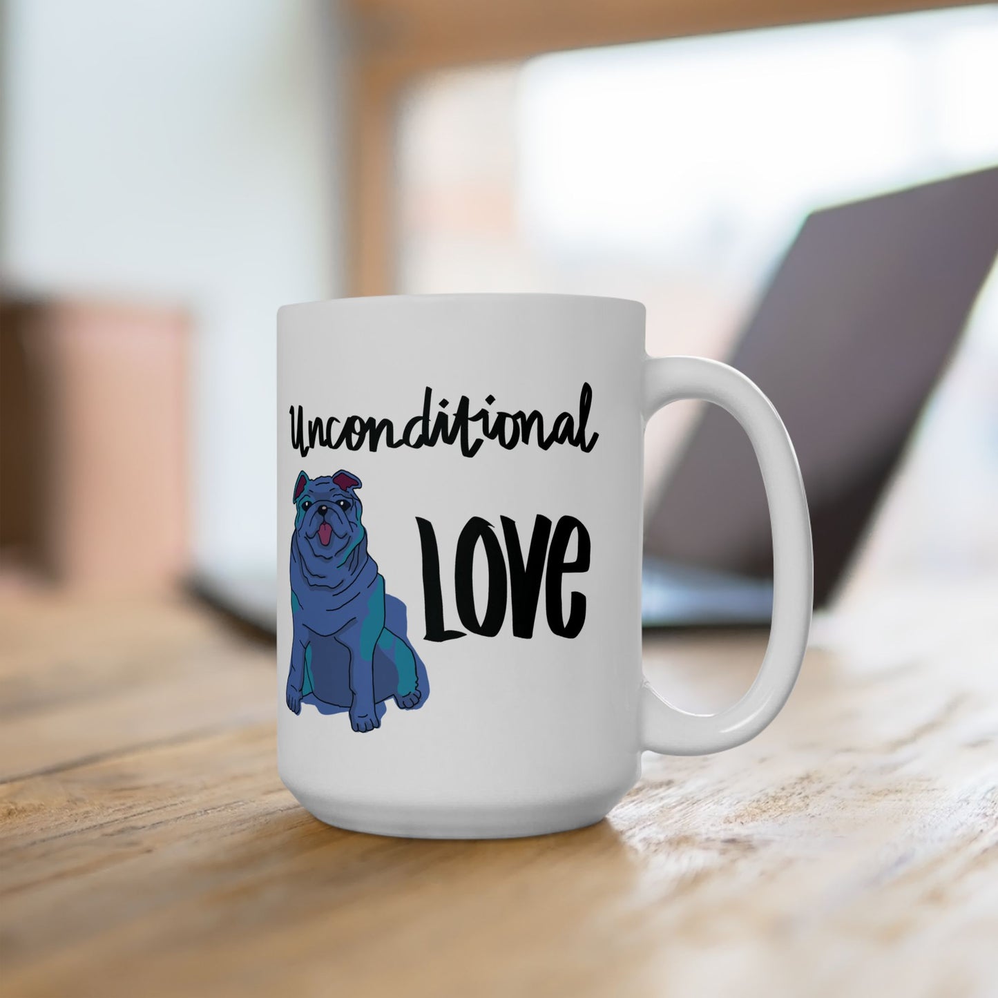 Unconditional Love — Bulldog Ceramic Mug | KSL Art