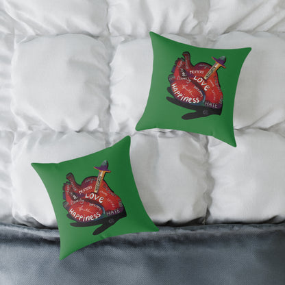 The Container — What's in Your Heart? Throw Pillow