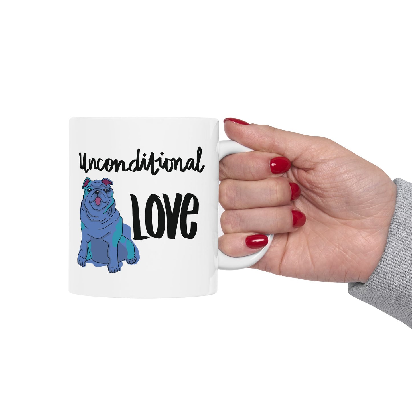 Unconditional Love — Bulldog Ceramic Mug | KSL Art