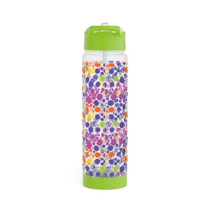 Fun colorful circles - Infuser Water Bottle