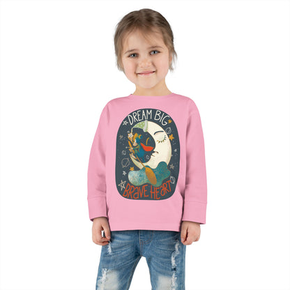 Dream Big Brave Heart - Toddler Long Sleeve Tee