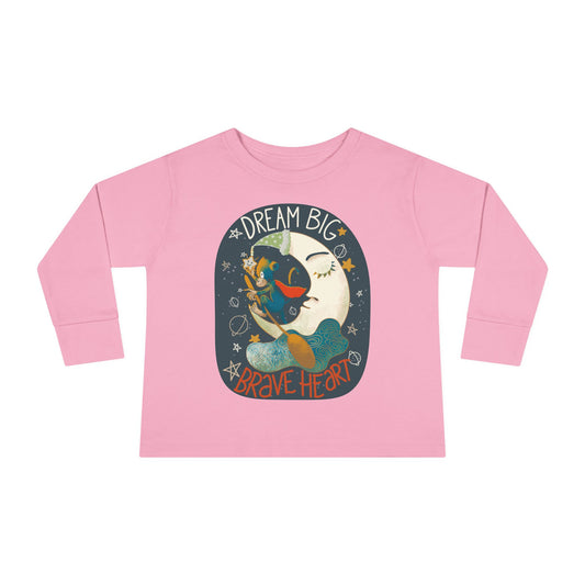 Dream Big Brave Heart - Toddler Long Sleeve Tee