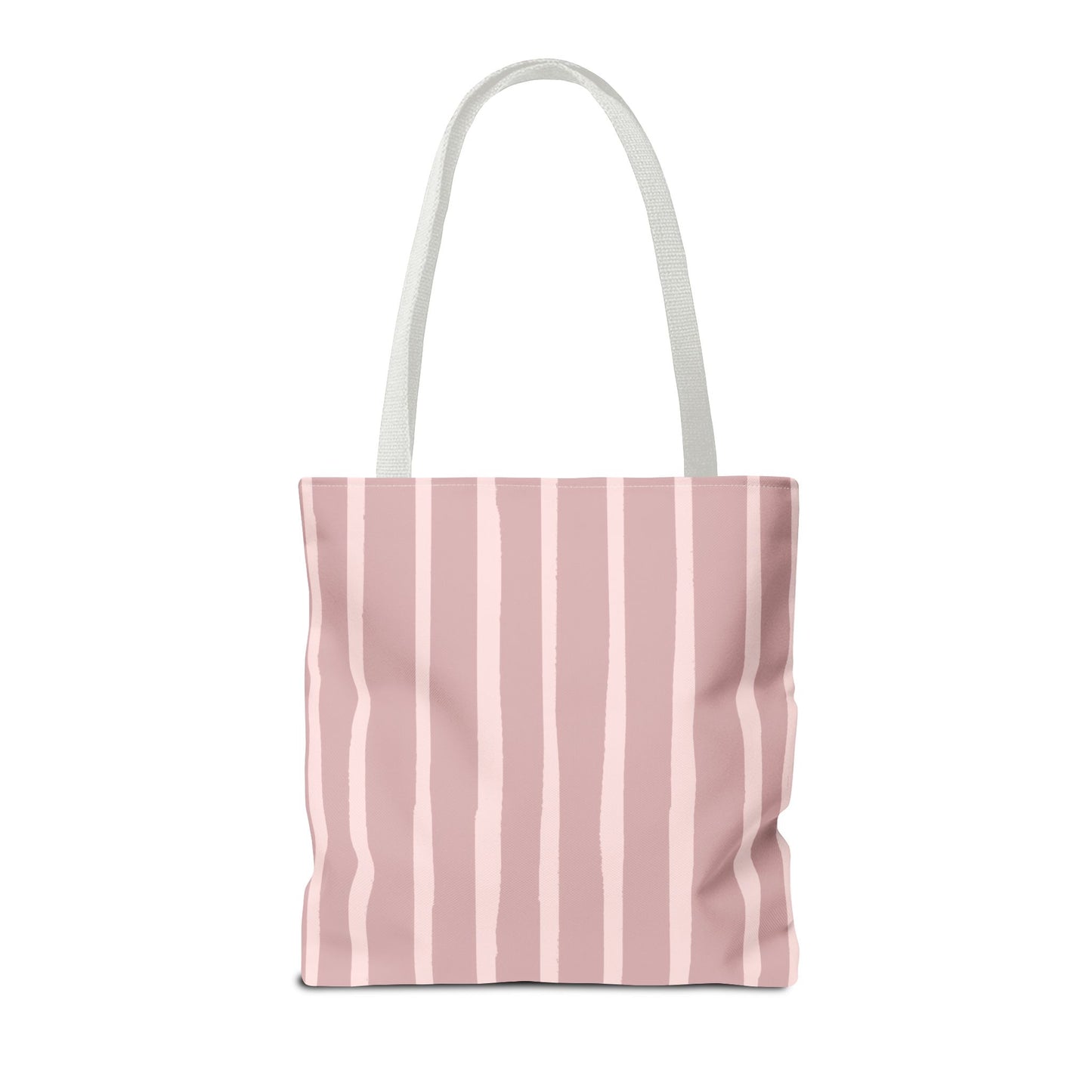 Cat Lover Tote Bag - Candy Pink Stripe Design - 3 Sizes Available