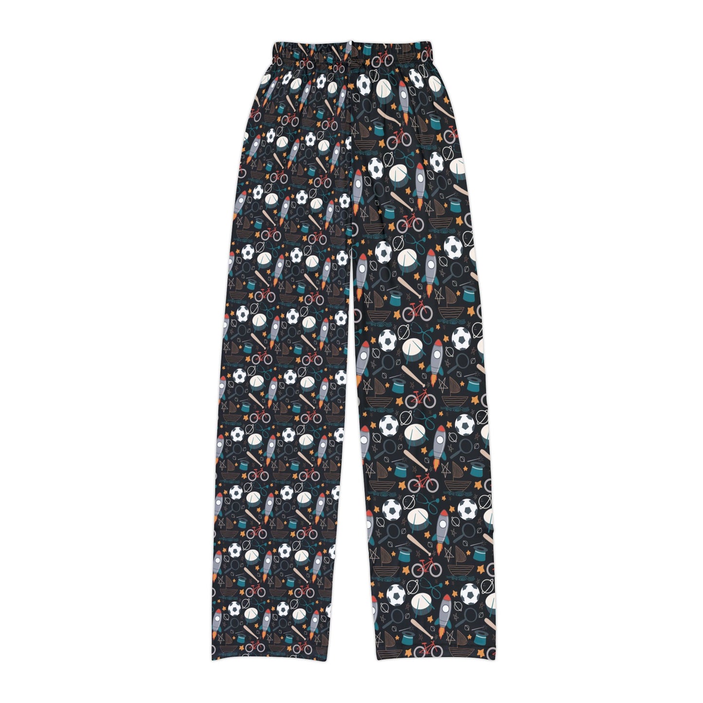 Black Dream Big, Brave Heart Kids Pajama Pants (AOP)