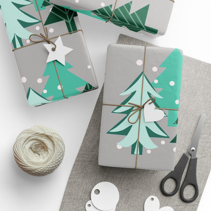 Modern Christmas trees - Gift Wrapper