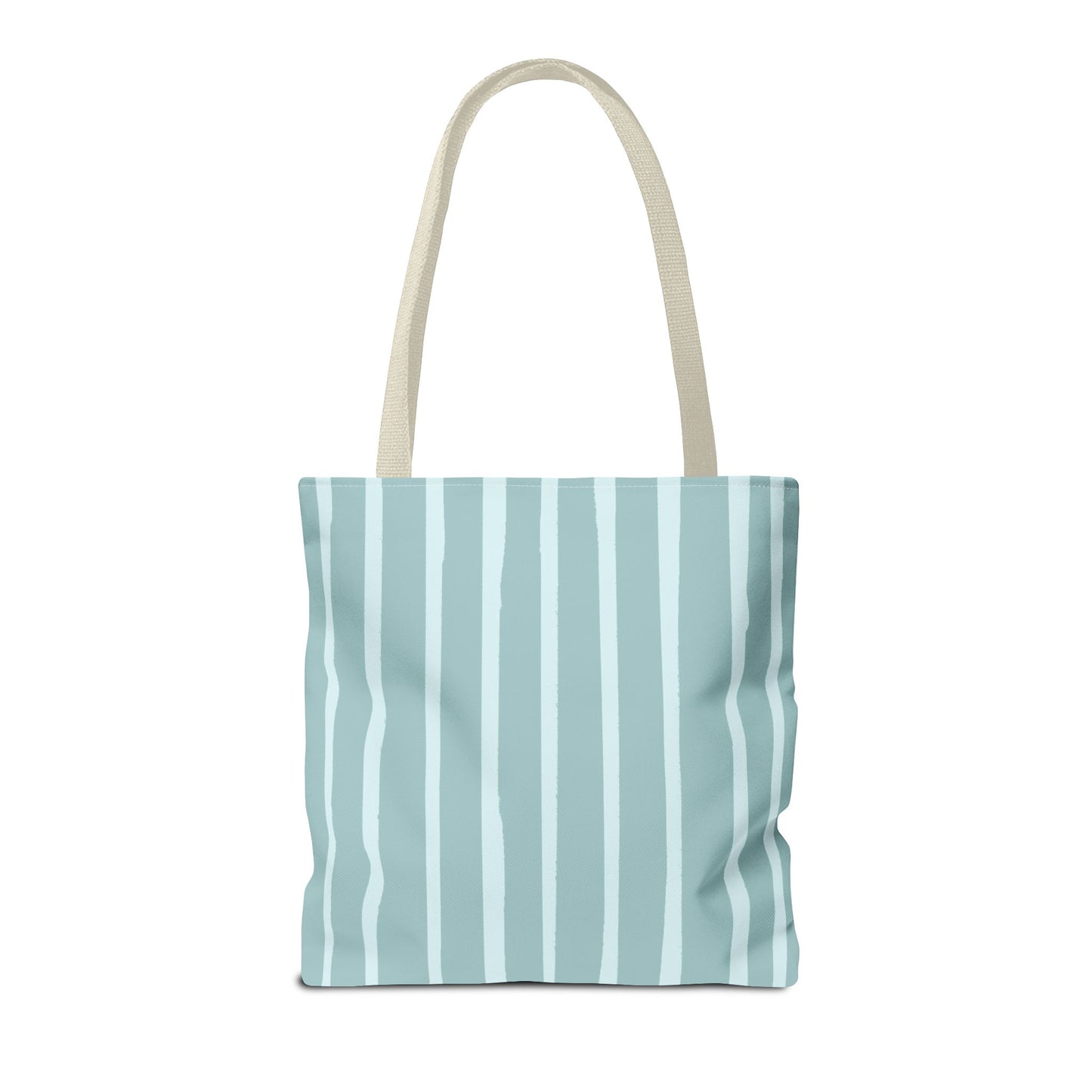 Dog Lover Tote Bag - Candy Blue Stripe - 3 Sizes Available