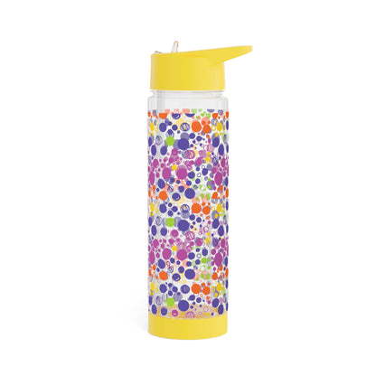 Fun colorful circles - Infuser Water Bottle