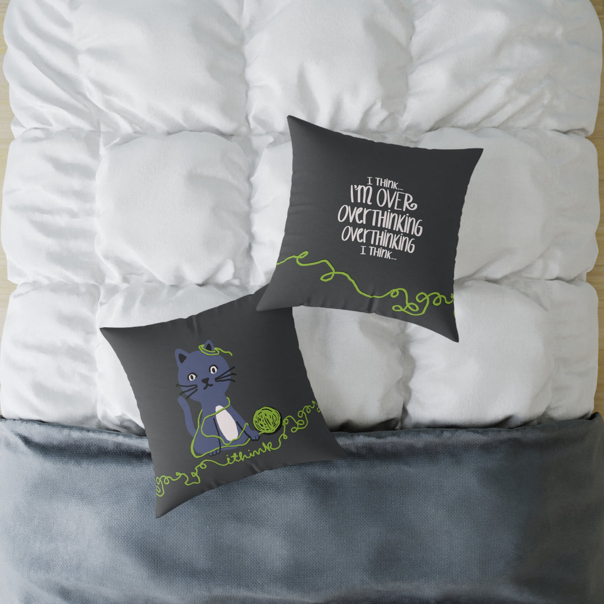 I Think I'm Over Overthinking — Throw Pillow | KSL Art