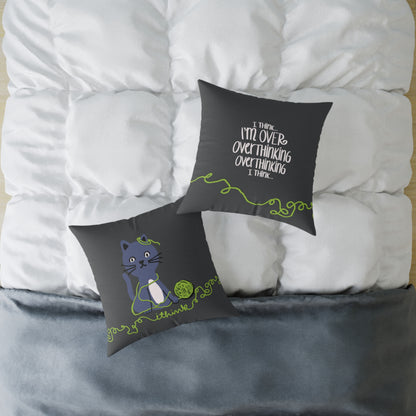 I Think I'm Over Overthinking — Throw Pillow | KSL Art