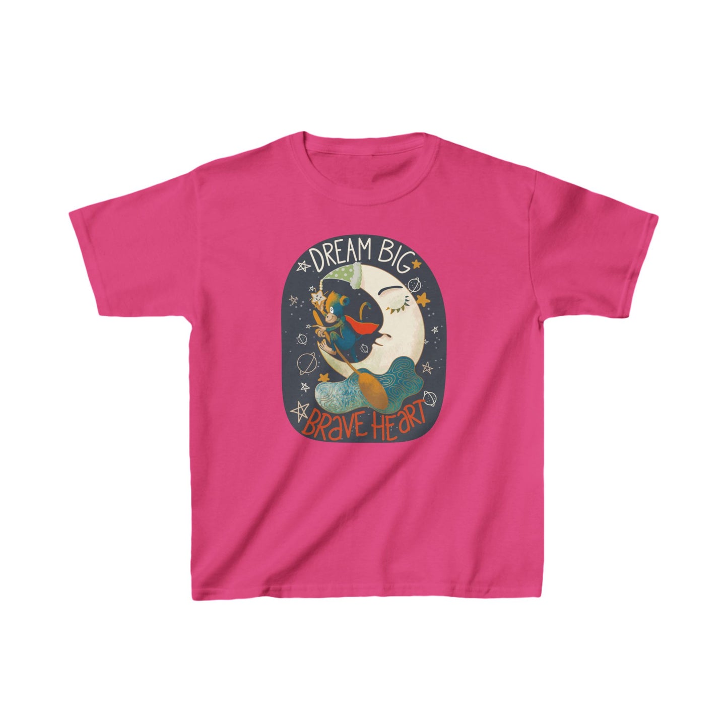 Dream Big, Brave Heart Kids Heavy Cotton™ Tee