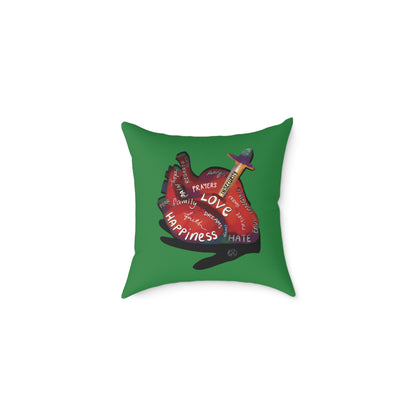 The Container — What's in Your Heart? Throw Pillow