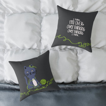 I Think I'm Over Overthinking — Throw Pillow | KSL Art