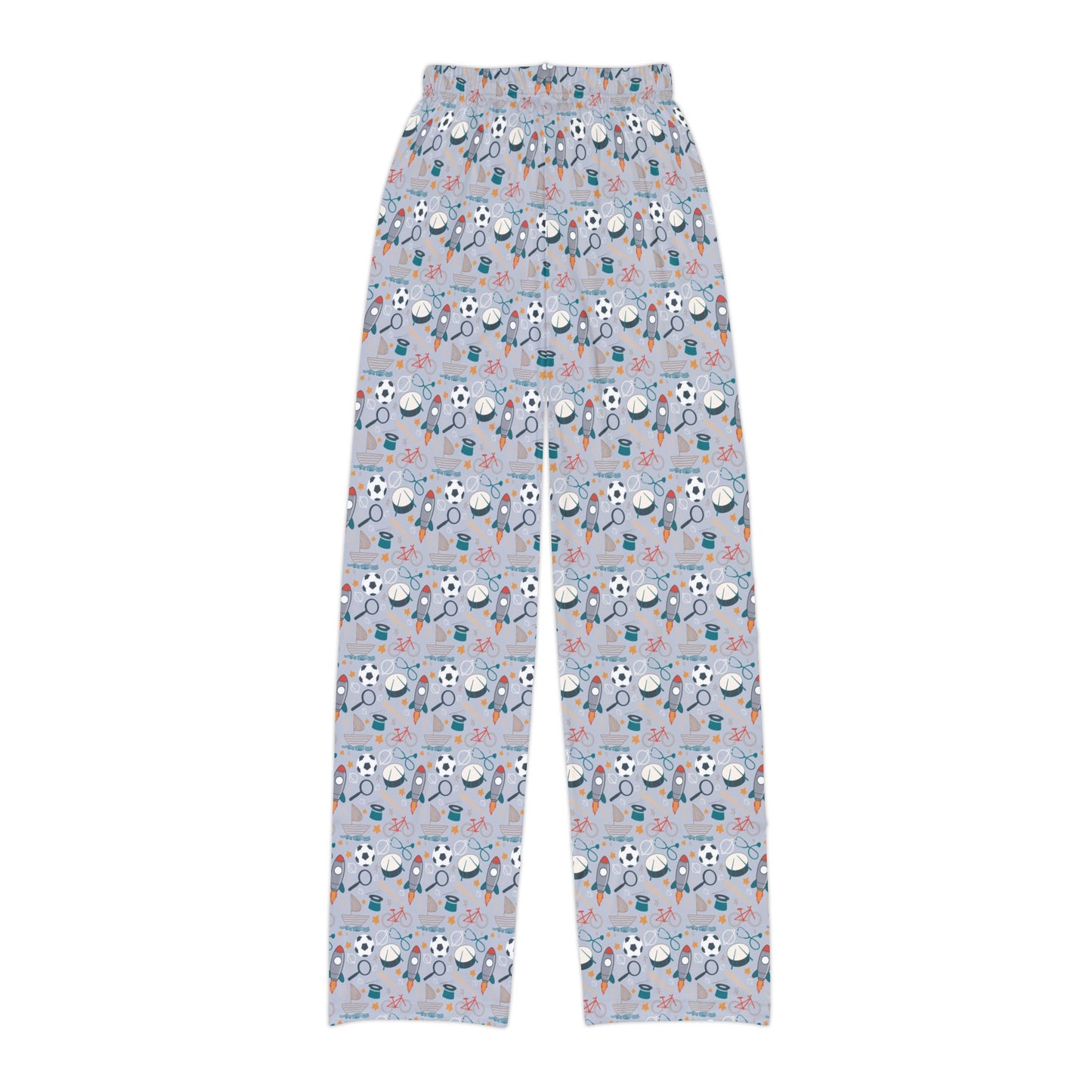 Gray Dream Big, Brave Heart Kids Pajama Pants (AOP)