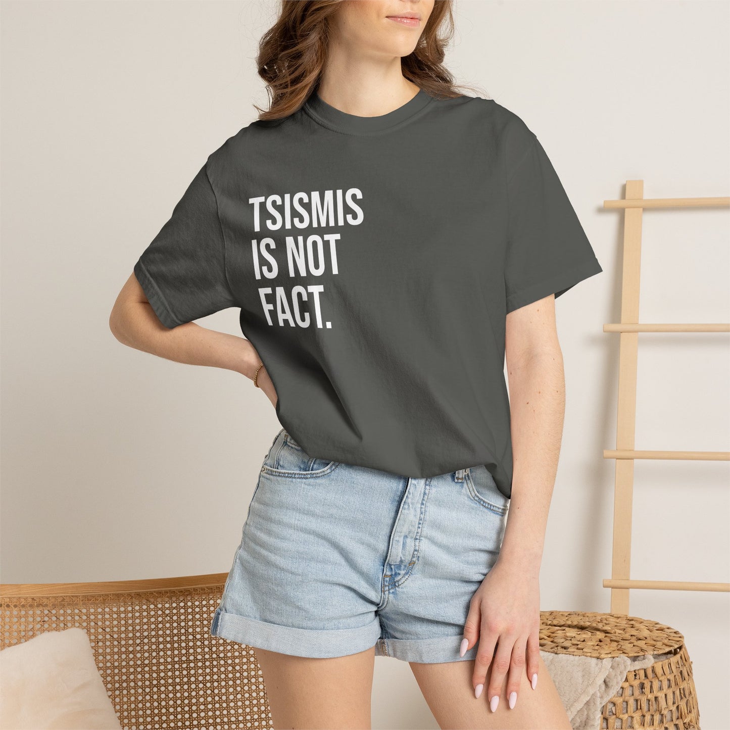 Tsismis Is Not Fact T‑Shirt — Funny Statement Graphic Tee