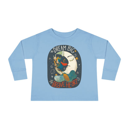 Dream Big Brave Heart - Toddler Long Sleeve Tee