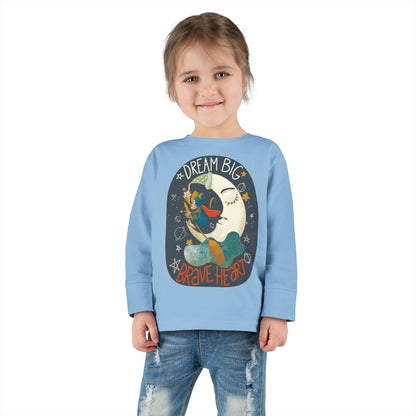 Dream Big Brave Heart - Toddler Long Sleeve Tee