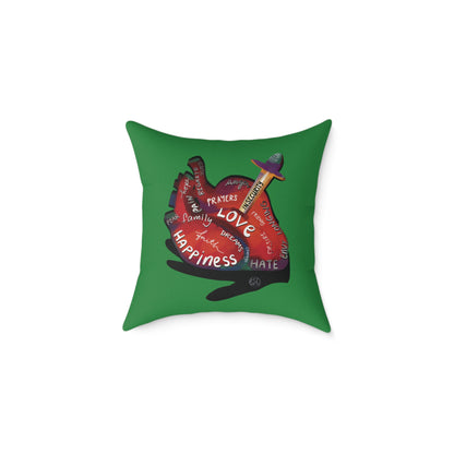 The Container — What's in Your Heart? Throw Pillow