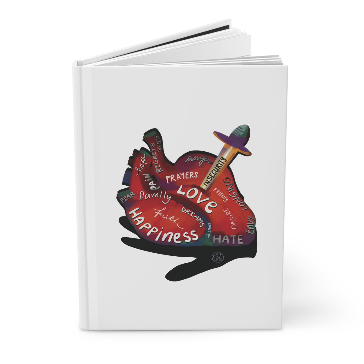 The Container — What's in Your Heart? Hardcover Journal