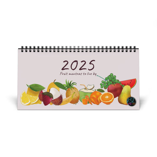 Fruit Mantra - Desktop Calendar (2025 grid)