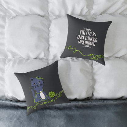 I Think I'm Over Overthinking — Throw Pillow | KSL Art