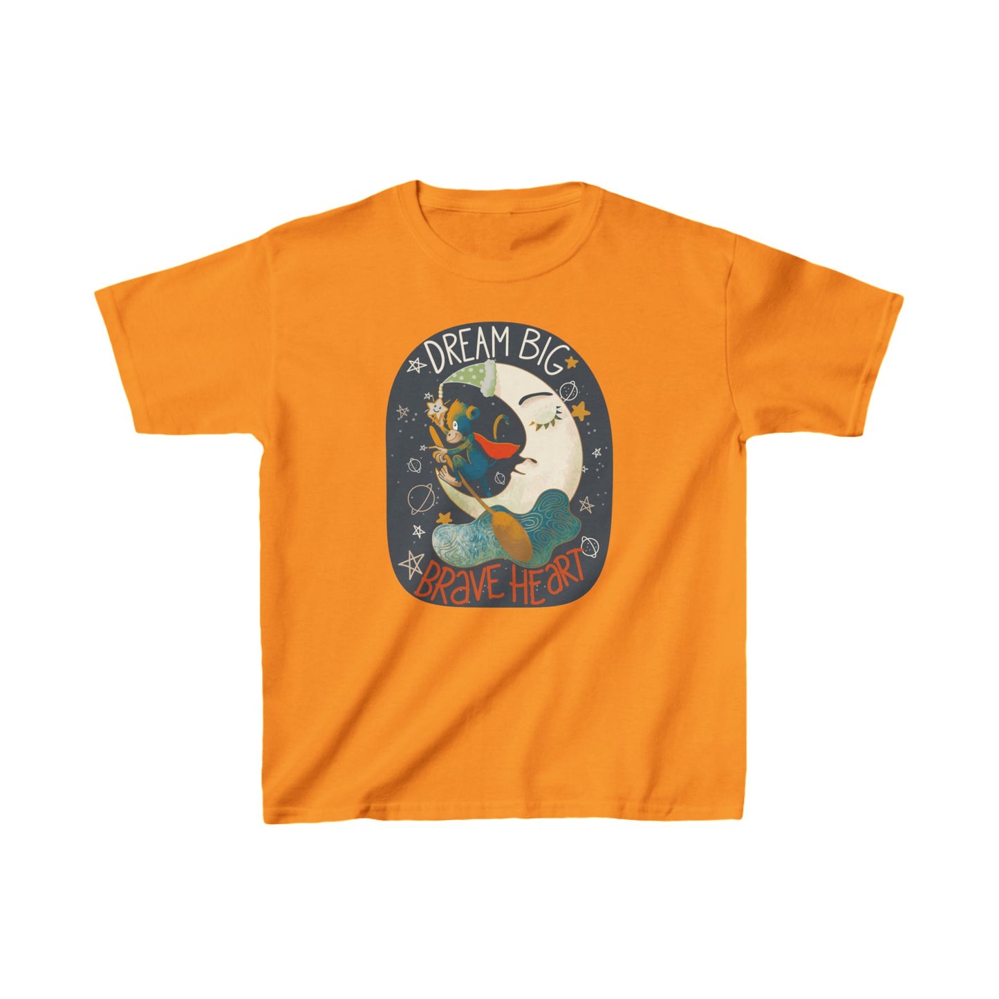 Dream Big, Brave Heart Kids Heavy Cotton™ Tee