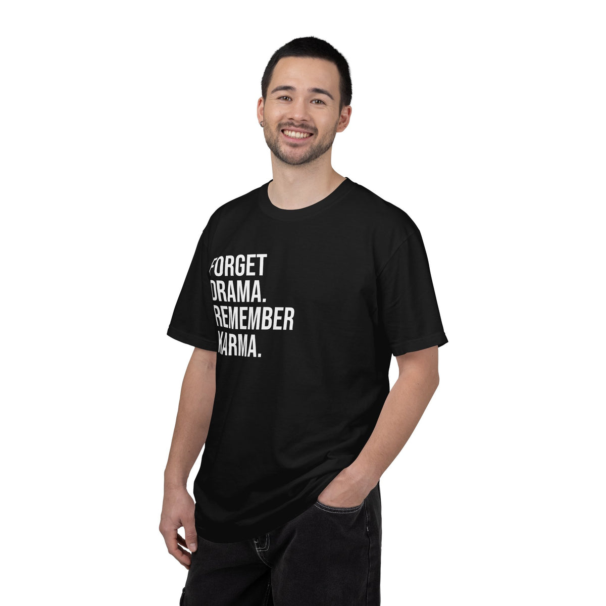 Forget Drama, Remember Karma — Unisex T-Shirt | KSL art