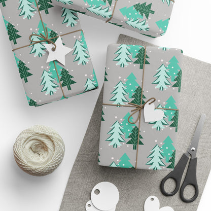 Modern Christmas trees - Gift Wrapper