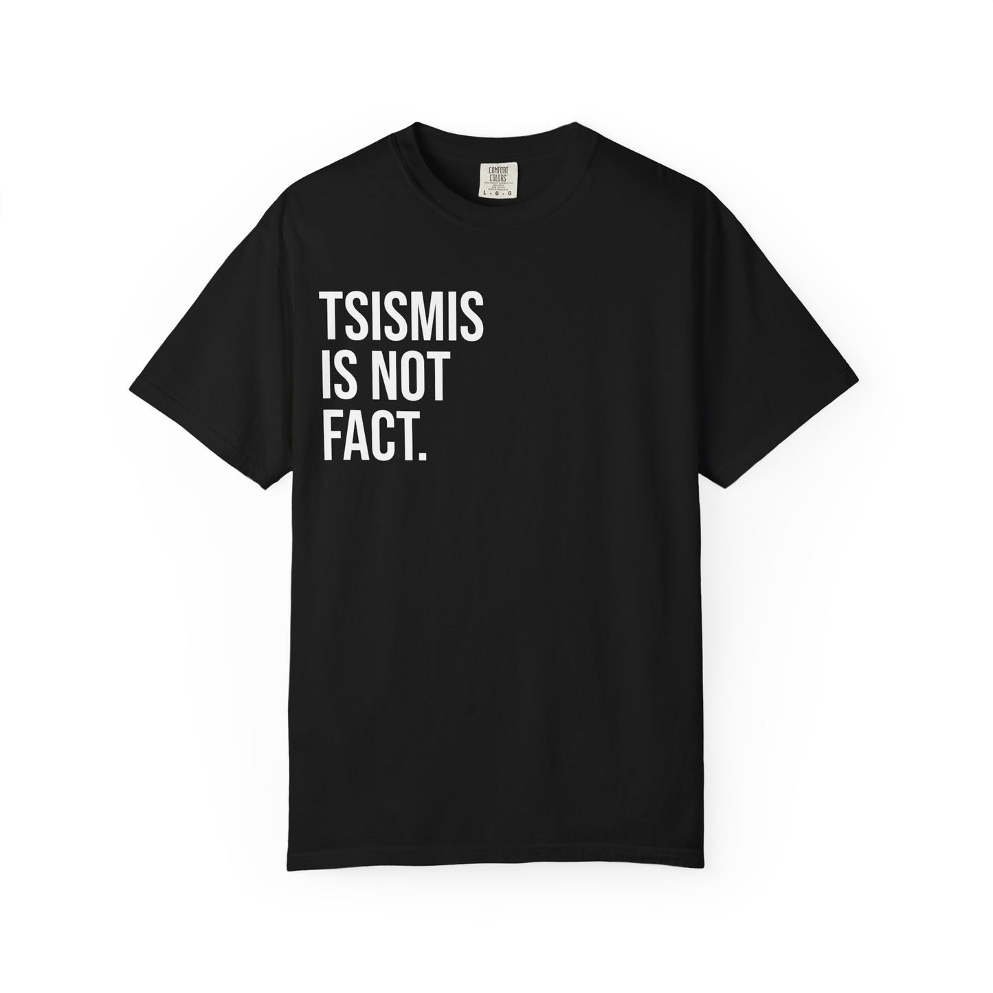 Tsismis Is Not Fact T‑Shirt — Funny Statement Graphic Tee
