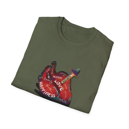 The Container — What's in Your Heart? Unisex T-Shirt