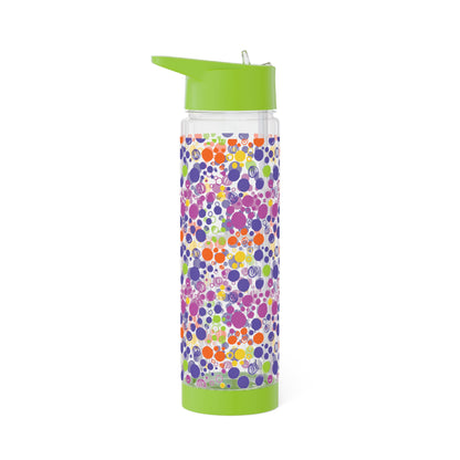 Fun colorful circles - Infuser Water Bottle