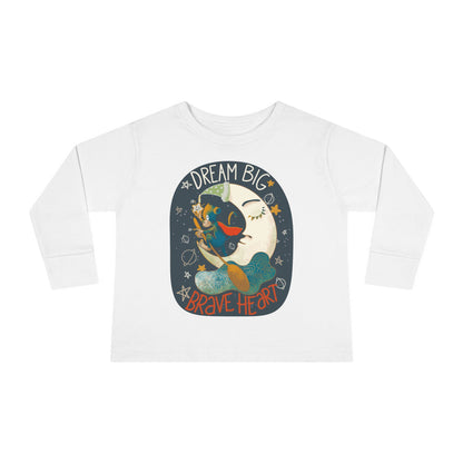 Dream Big Brave Heart - Toddler Long Sleeve Tee