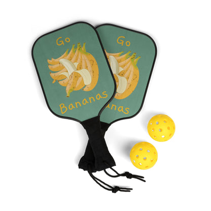 Pickleball Kit - Go Bananas Quote and Illustration