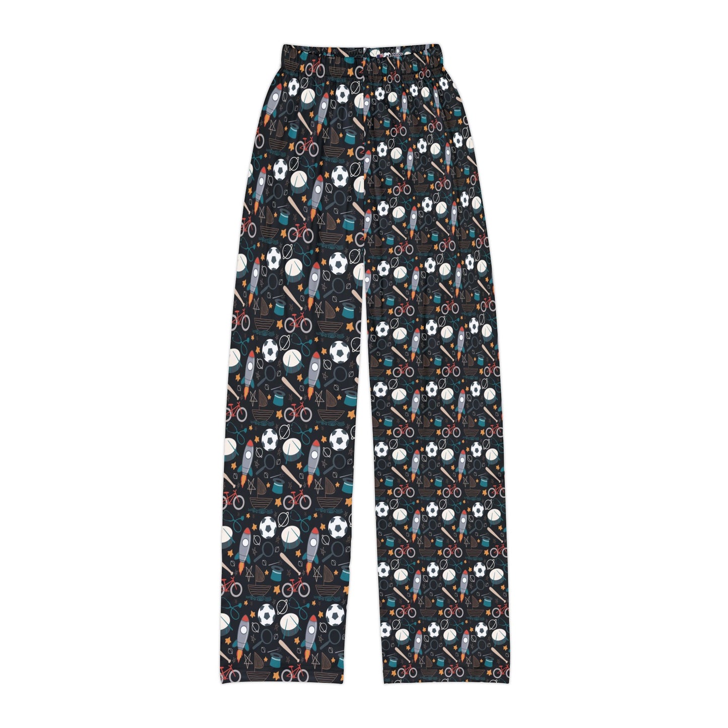 Black Dream Big, Brave Heart Kids Pajama Pants (AOP)