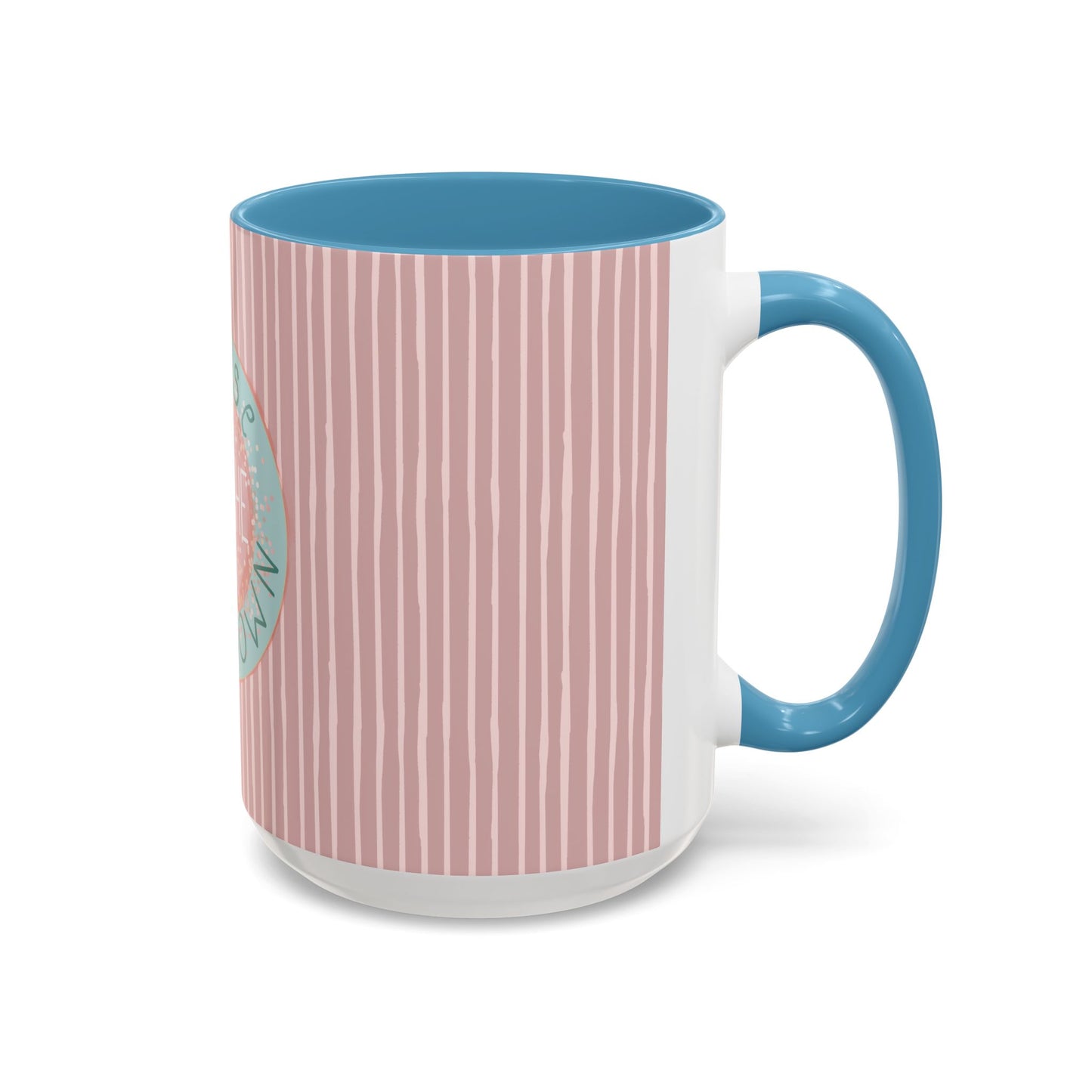 Pause Breathe Calm Down - Accent Coffee Mug (11, 15oz)