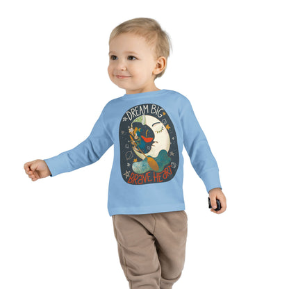 Dream Big Brave Heart - Toddler Long Sleeve Tee