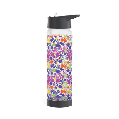 Fun colorful circles - Infuser Water Bottle