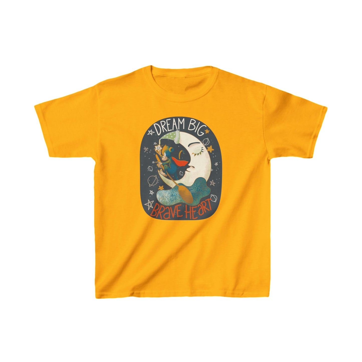 Dream Big, Brave Heart Kids Heavy Cotton™ Tee