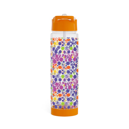 Fun colorful circles - Infuser Water Bottle