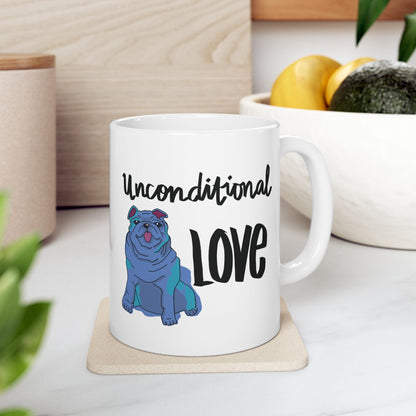 Unconditional Love — Bulldog Ceramic Mug | KSL Art