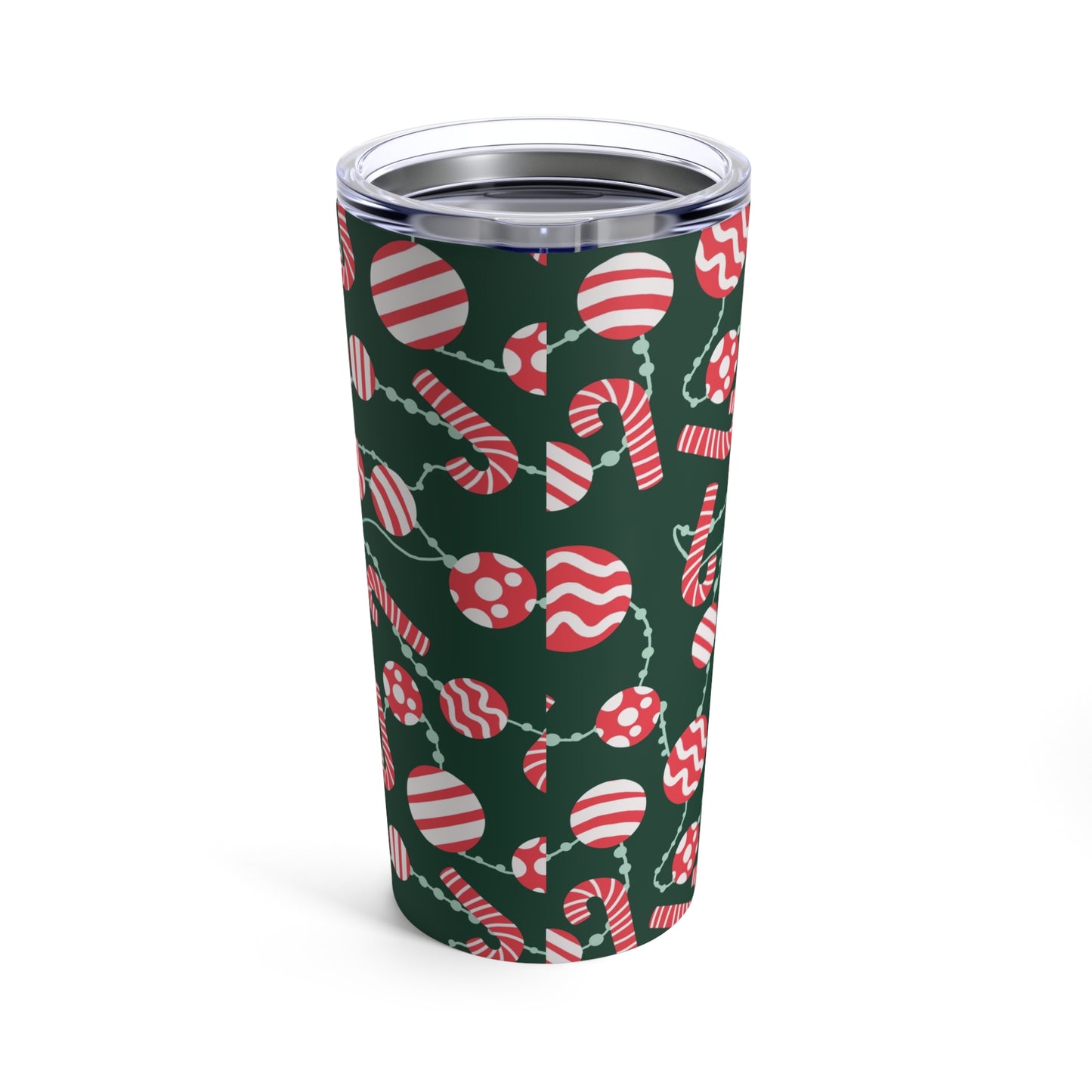 Sweet Jolly Candy Cane and Cookies Holiday Tumbler 20oz