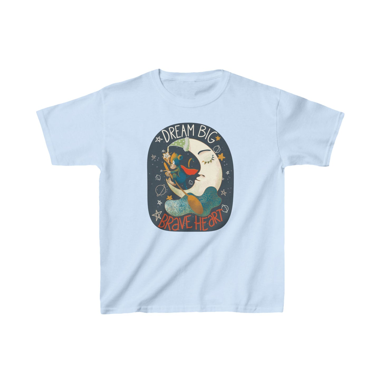 Dream Big, Brave Heart Kids Heavy Cotton™ Tee