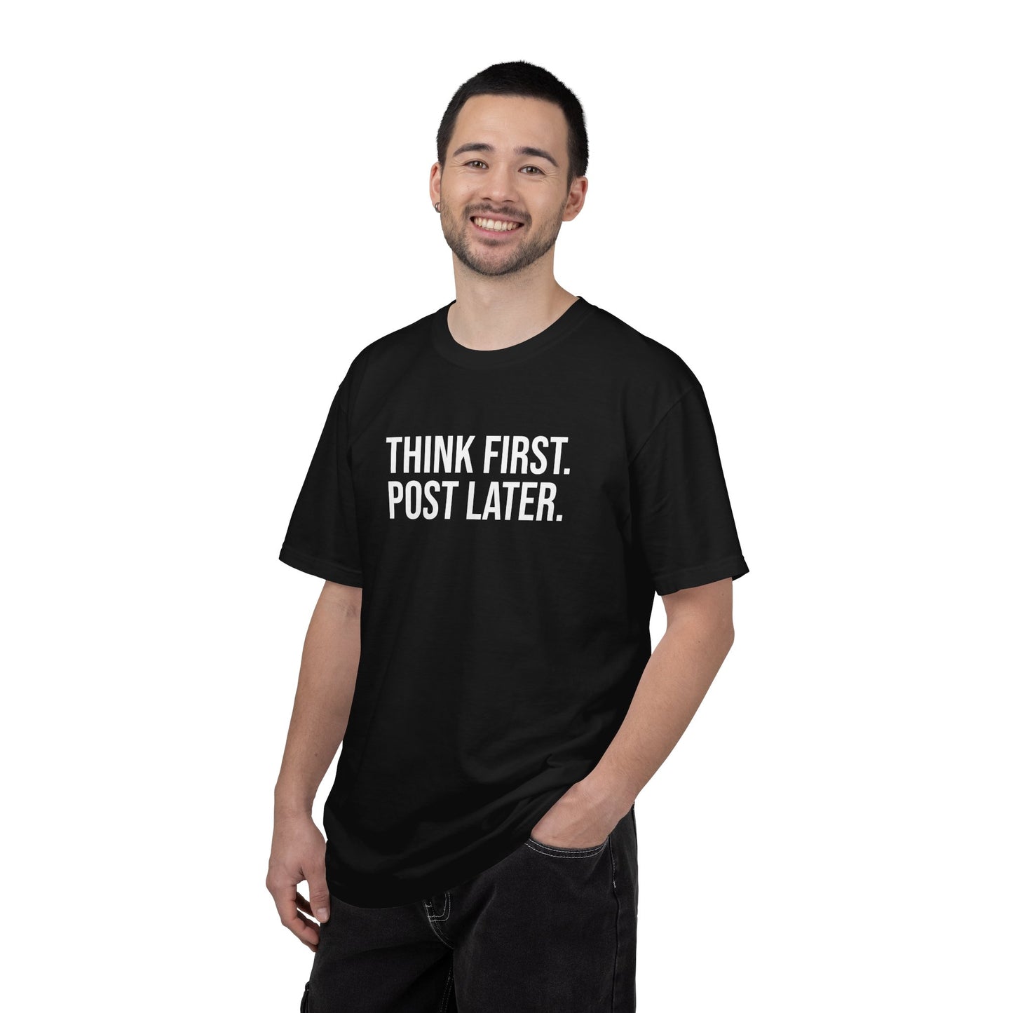 Think First, Post Later — Unisex T-Shirt | KSL art