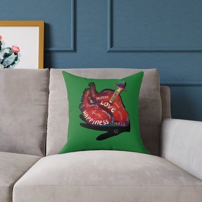 The Container — What's in Your Heart? Throw Pillow