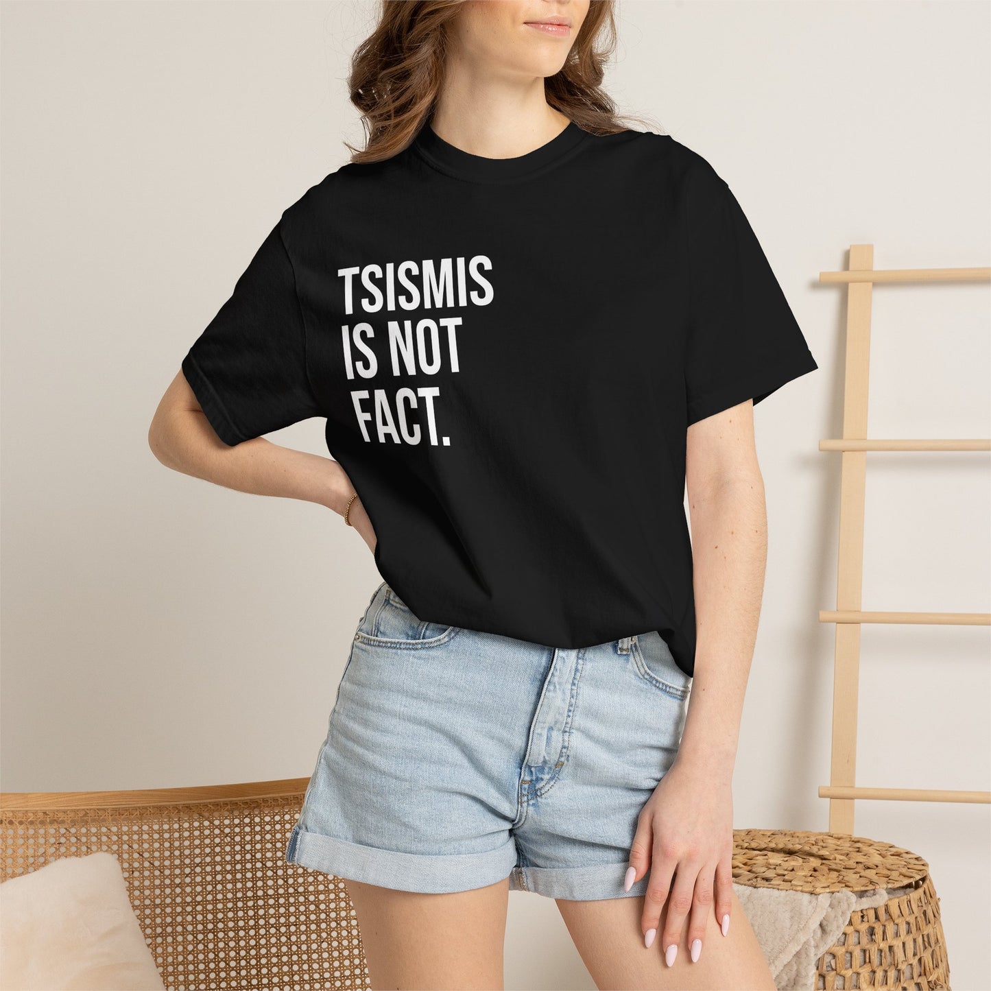 Tsismis Is Not Fact T‑Shirt — Funny Statement Graphic Tee