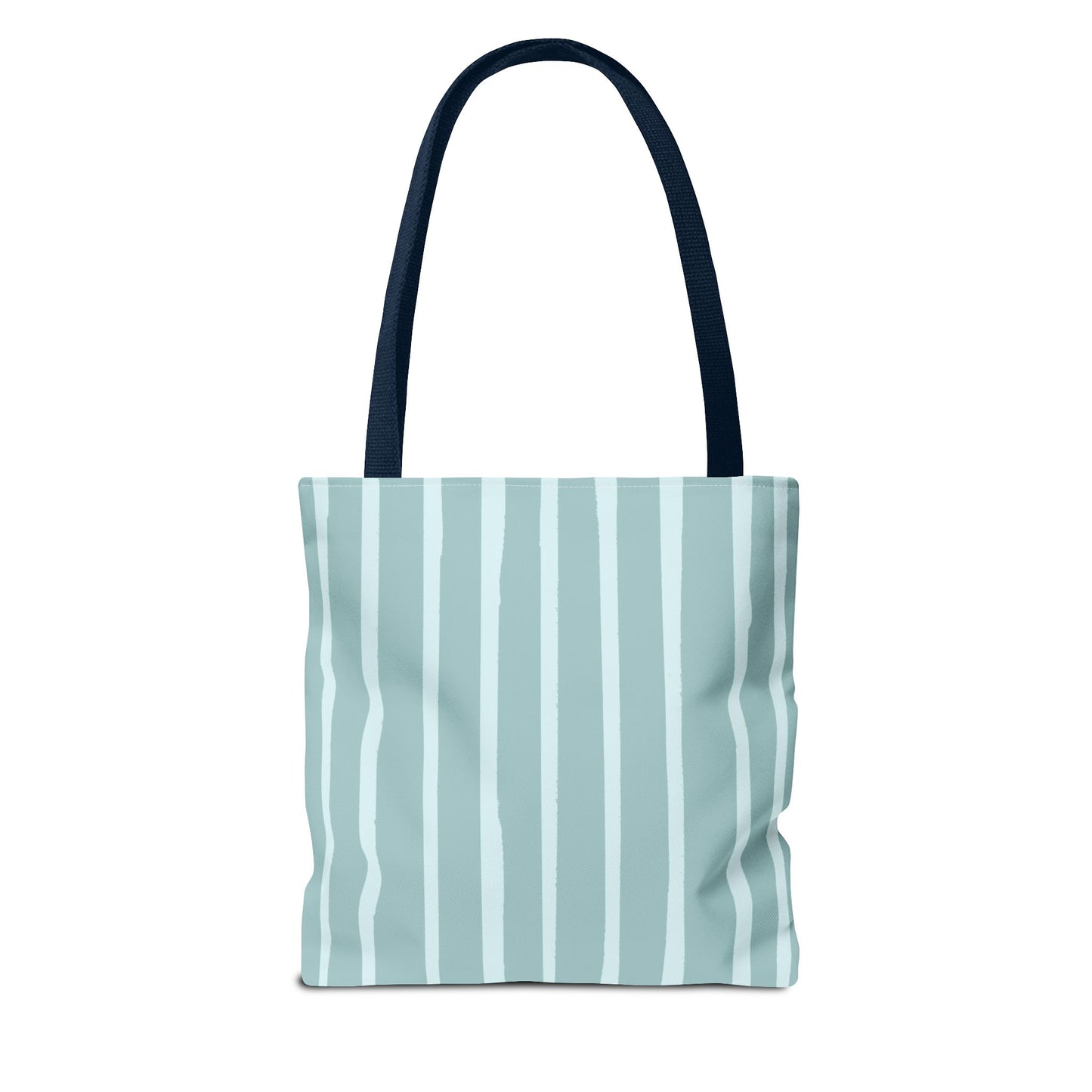 Dog Lover Tote Bag - Candy Blue Stripe - 3 Sizes Available