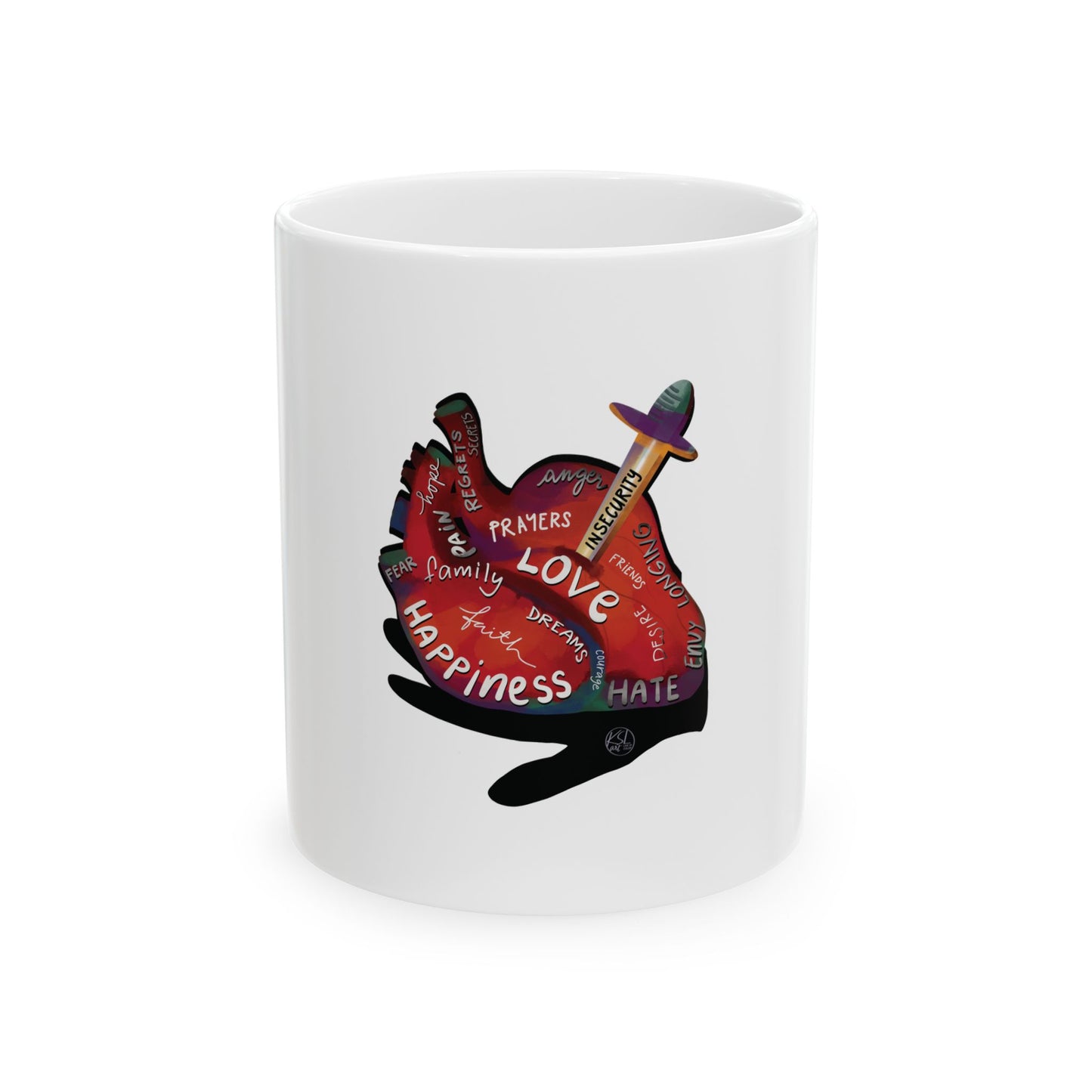 The Container — What's in Your Heart? Ceramic Mug