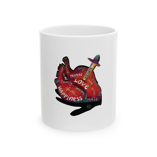 The Container — What's in Your Heart? Ceramic Mug