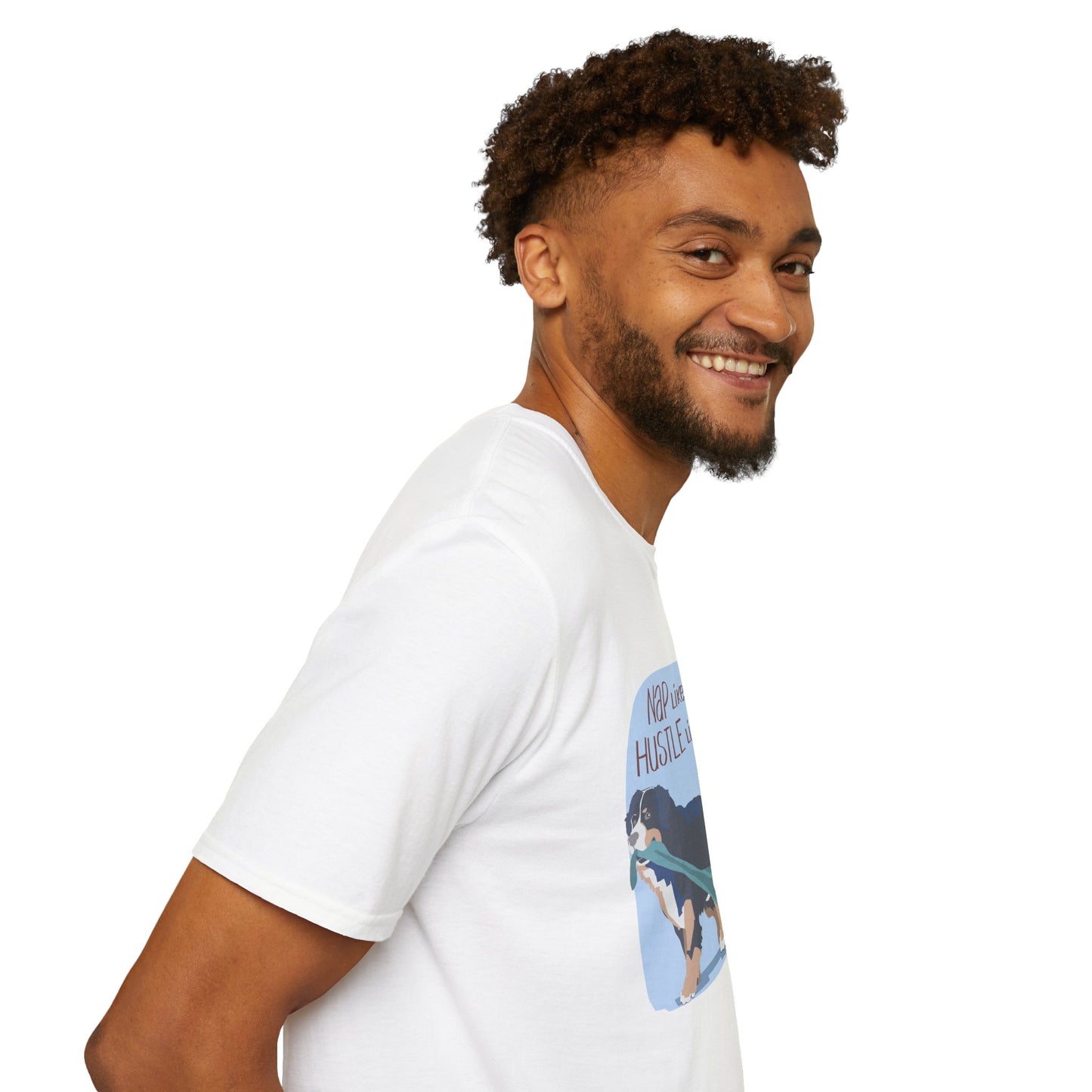 Nap Like a Cat, Hustle Like a Dog — Unisex T-Shirt