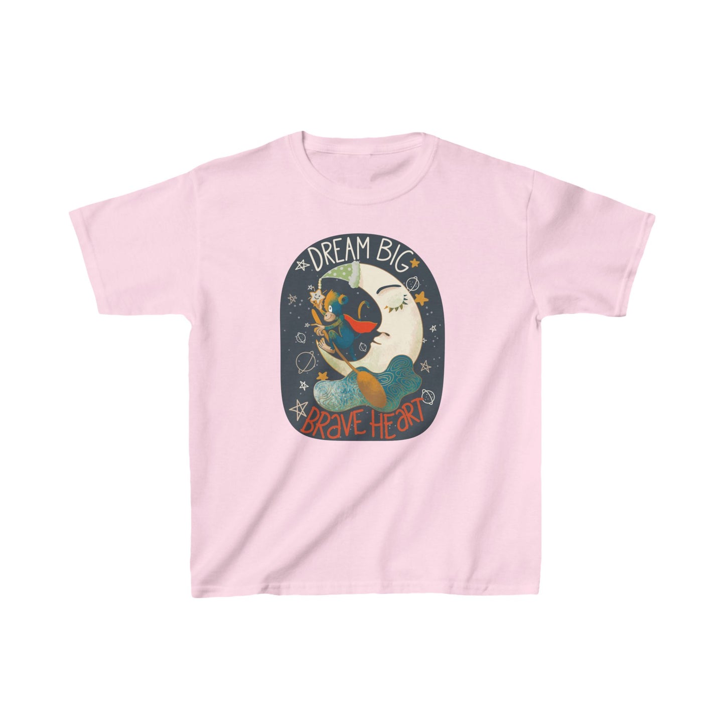 Dream Big, Brave Heart Kids Heavy Cotton™ Tee