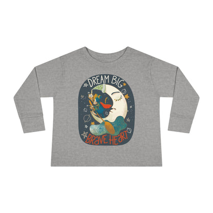 Dream Big Brave Heart - Toddler Long Sleeve Tee